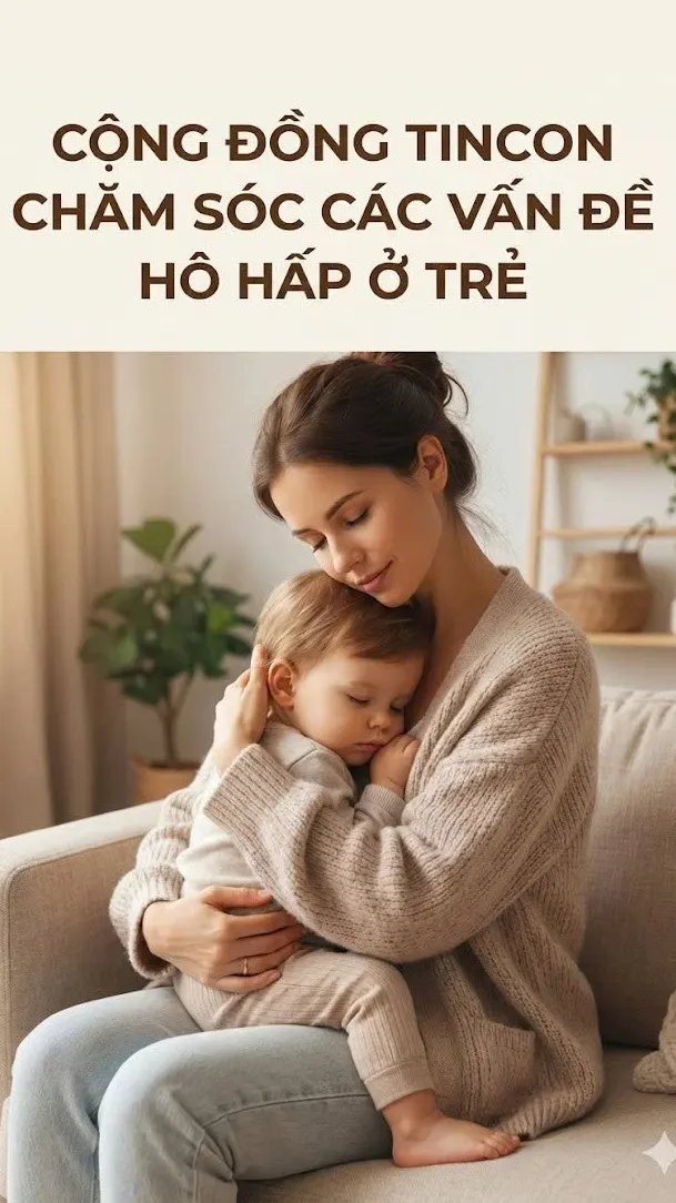 CỘNG ĐỒNG TINCON CHĂM SÓC CÁC VẤN ĐỀ HÔ HẤP Ở TRẺ